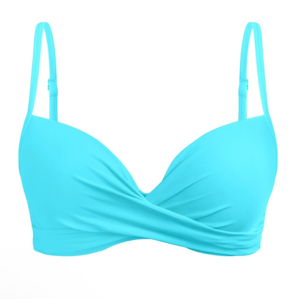 NWOT Turquoise Bandage Bikini Top- XS‎